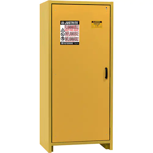 Justrite CABINET,EN30,30GAL,34"W,YEL
