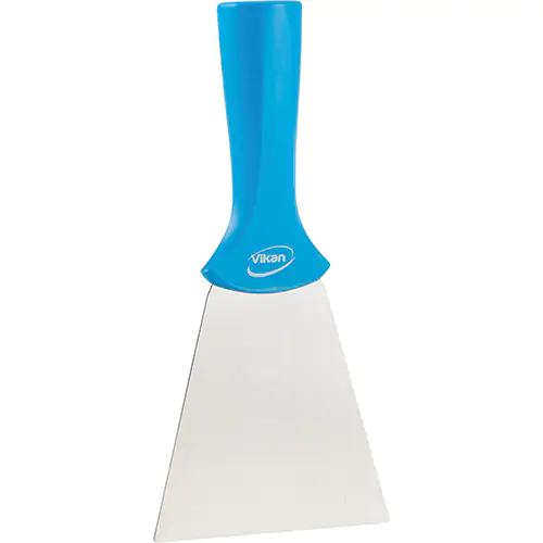 1" Flat Sash Brush, Black China Bristle, 2" Trim Length, Blue Lacquered Handle