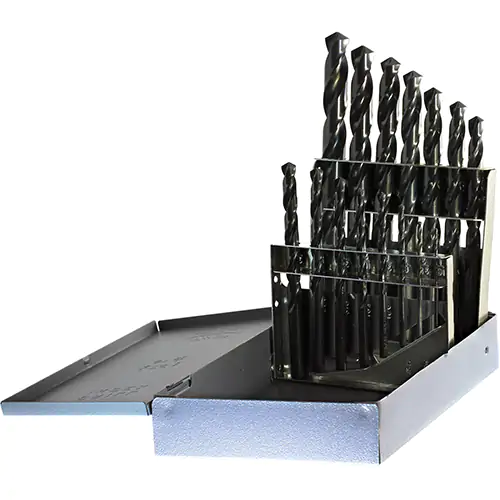 15PC HD DRILL SET 1/16-1/2 BY 32NDS 400A