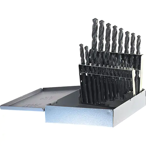 21PC HD DRILL SET 1/16-3/8 BY 64THS 400A