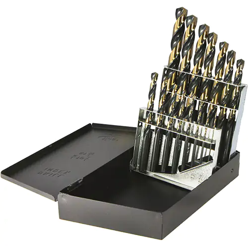 15PC HD DRILL SET 1/16-1/2 BY 32NDS 400E