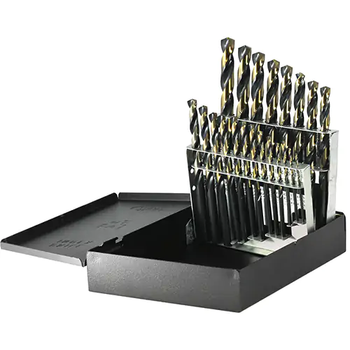 21PC HD DRILL SET 1/16-3/8 BY 64THS 400E