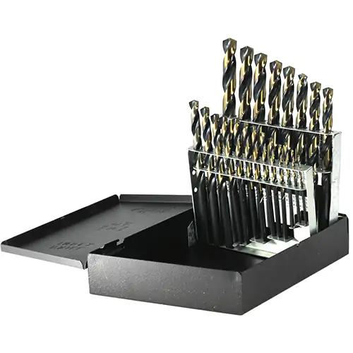 21PC DRILL SET 1/16-1/4 BY 64THS 400E