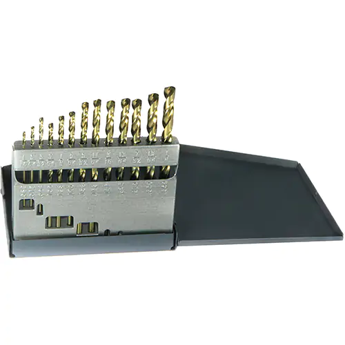 13PC COB DRILL SET 1/16-1/4 BY 64THS –