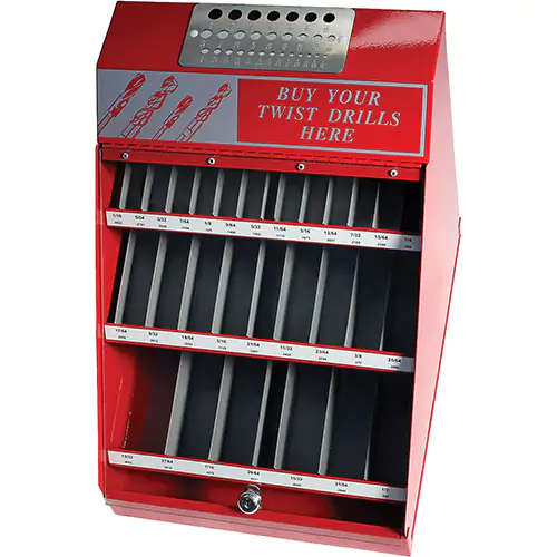 540PC FRACTIONAL SIZES DRILL DISPL SET