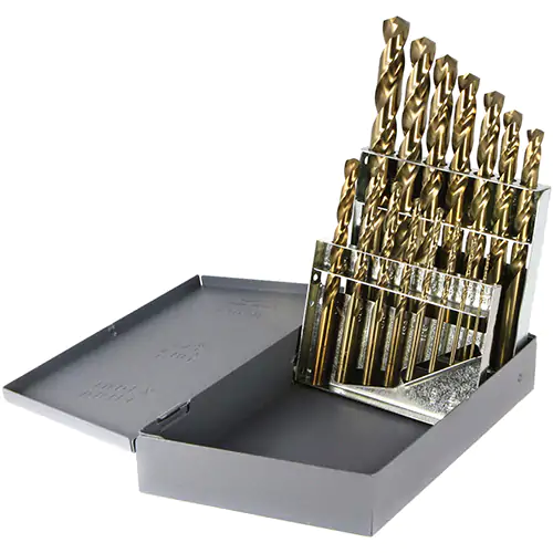 15PC IMPORT COLBALT DRILL SET 1/16-1/2