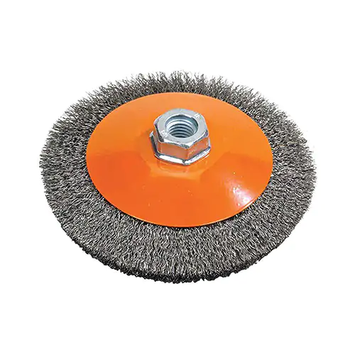 WALTER 4 X 5/8 CRIMPED SAUCER BRUSH