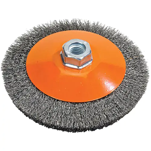 WALTER 6 X 5/8 CRIMPED SAUCER BRUSH