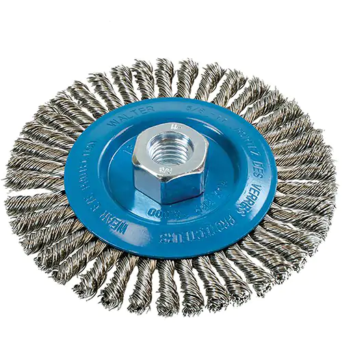 WALTER 5X1/4X5/8 ST ST KNOT BRUSH