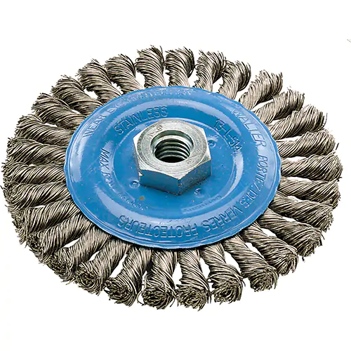 WALTER 4X1/4X5/8 STST KNOT BRUSH