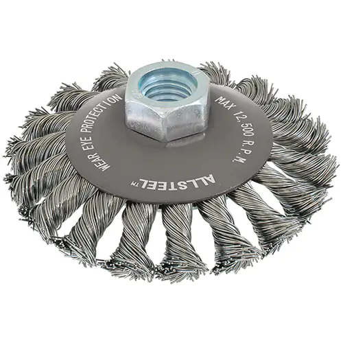ALLSTEEL 5X5/8-11 SAUCER BRUSH