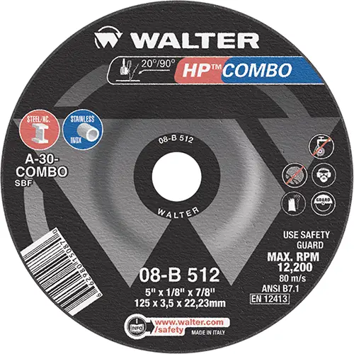 5X1/8X7/8 HP COMBO WHEEL