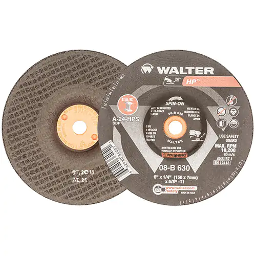 6" X 1/4" X 5/8-11 HP SPIN-ON