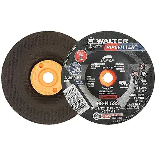 5" X 3/32" X 5/8-11 PIPEFITTER SPIN-ON