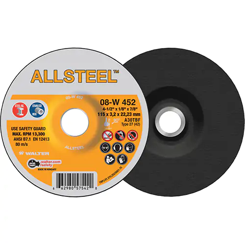 4-1/2 X 1/8 ALLSTEEL WHEEL