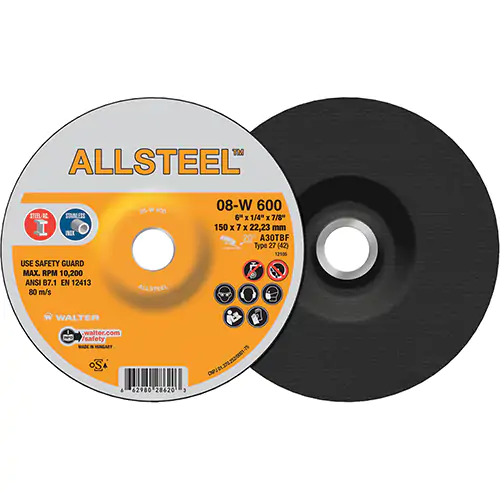 6 X 1/4 ALLSTEEL WHEEL
