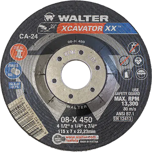 4-1/2'' X 1/4'' X 7/8'' XCAVATOR XX