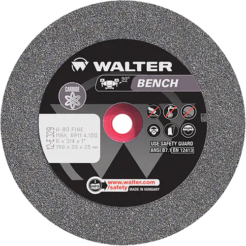 6X3/4 80GR BENCH GR WHEEL