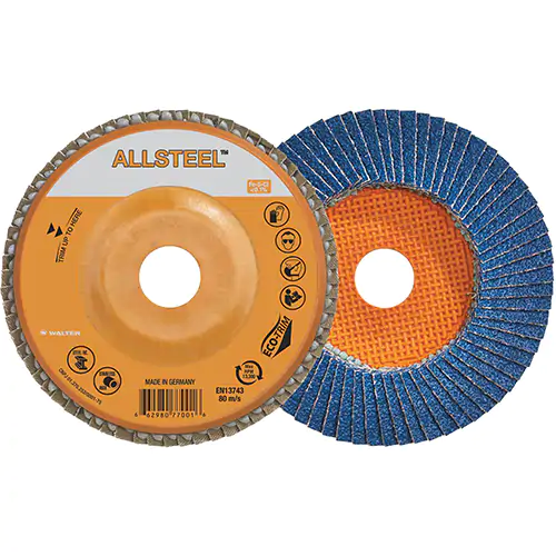 4-1/2"X7/8 GR120 ALLSTEEL, 7/8 ARBOR