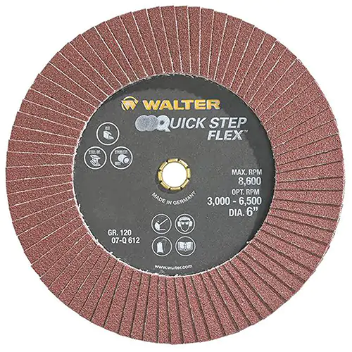 6" GR120 QS FLAP DISC
