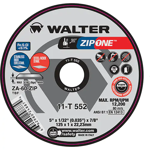 5"x 1/32" ZIP ONE WHEEL
