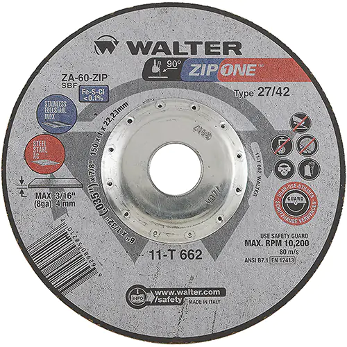6"x 1/32" ZIP ONE TYPE 27