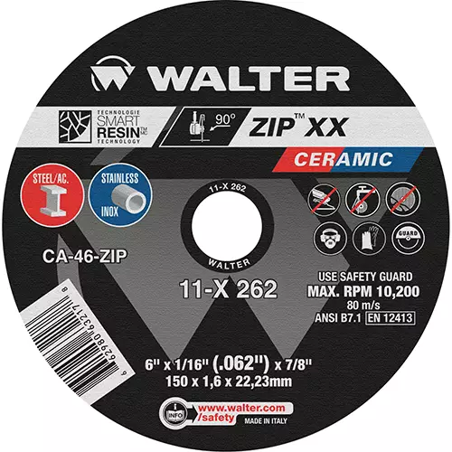 ZIP XX, 6'' x 1/16'' x 7/8'', T1