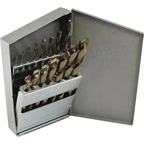 MRO Plus Sets Set 15 Piece Premium HSS Black & Bronze Oxide 15 PC