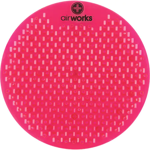 AirWorks® Splash Free Urinal Screen, Lt. Red, Fruit Basket