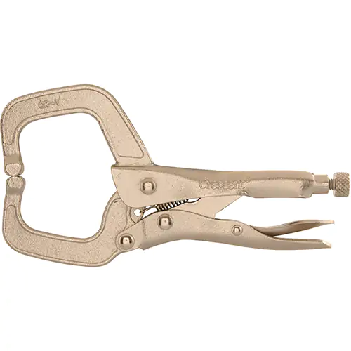 6" Locking C-Clamp with Regular Tips