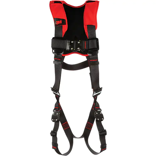 3M™ Protecta® Comfort Vest-Style Harness 1161427C, Black, Medium/Large