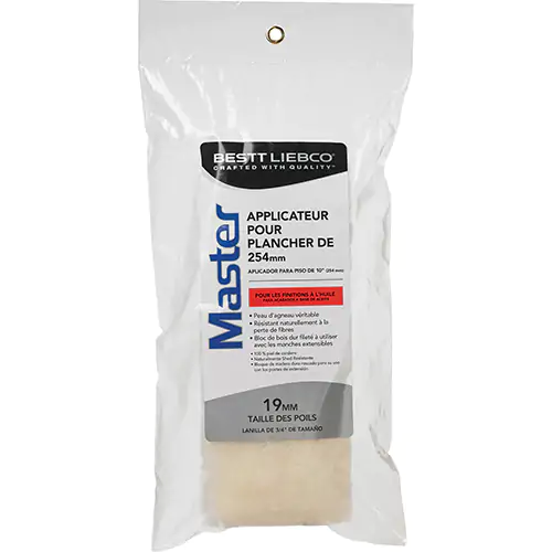 Bestt Liebco® Lambskin Floor Applicator, 10 in., 3/4 in. Nap
