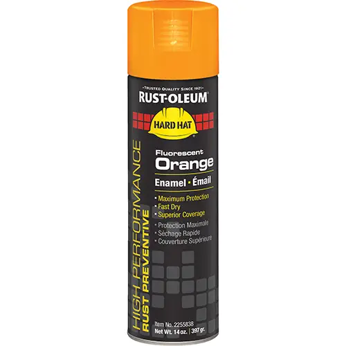 High Performance V2100 System Enamel Spray Paint-FLUORESCENT ORANGE
