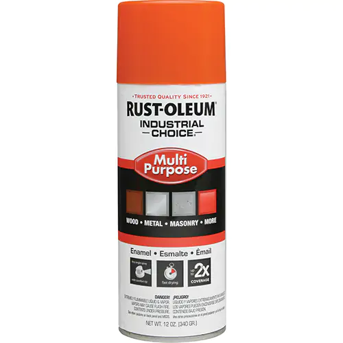 Industrial Choice1600 System Multi-Purpose Enamel Sprays, SAFETY ORANGE