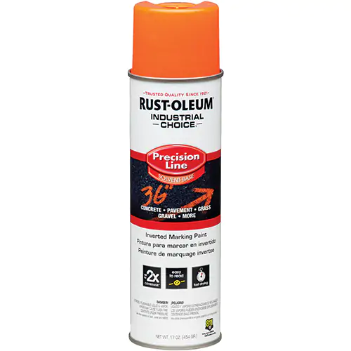 Industrial Choice M1600 System SB Precision Line Marking Paint, FLUORRSCENT ORANGE