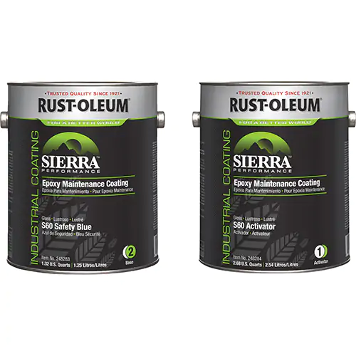 S60 SYSTEM WATER-BASED EPOXY MAINTENANCE COATINGGLS OSHA SAFETY BLUE