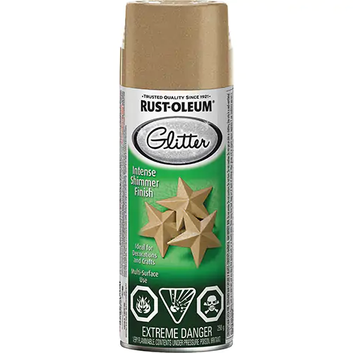 Rust-Oleum Specialty Glitter Spray Paint- GLITTER GOLD