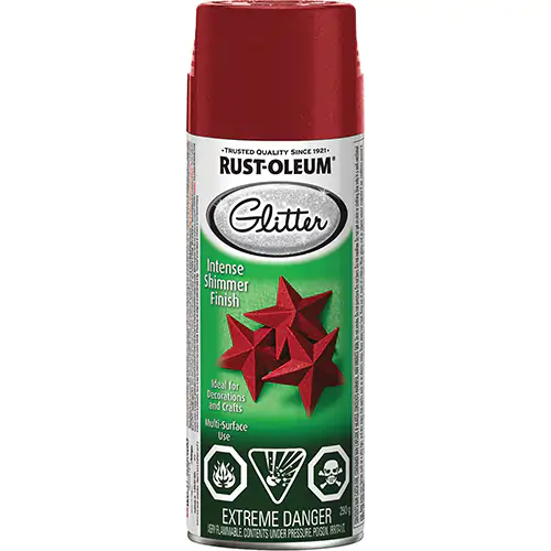 Rust-Oleum Specialty Glitter Spray Paint-GLITTER RED