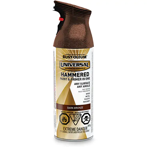 Universal Hammered Paint & Primer In One- DARK BRNZ