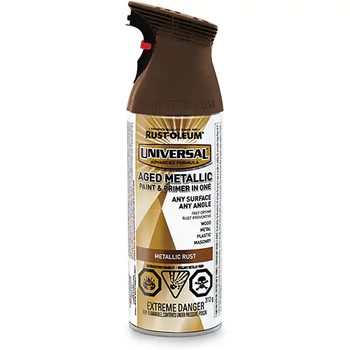 Universal Aged Metallic Spray Paint-Metallic Rust