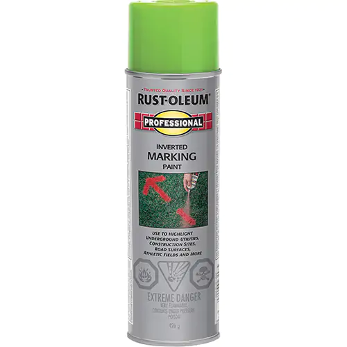 Inverted Marking Paint Spray- FLOURSCENT GREEN