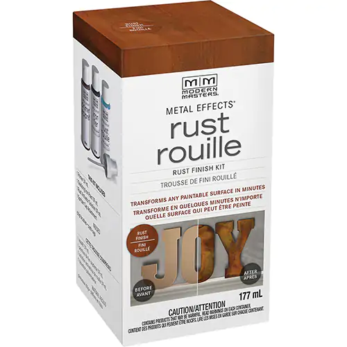METAL EFFECTS RUST FINISH