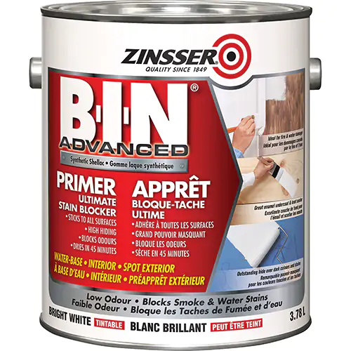 B-I-N® Advanced Synthetic Shellac Based Primer-WHITE