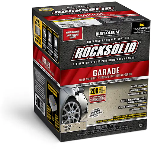 RockSolid Garage Floor Coating Kit- MOCHA