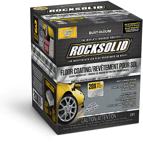 RockSolid Clear Floor Coating-CLEAR TOP COAT