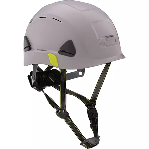 STYLE SAFETY HELMET, VENTED, GRAY