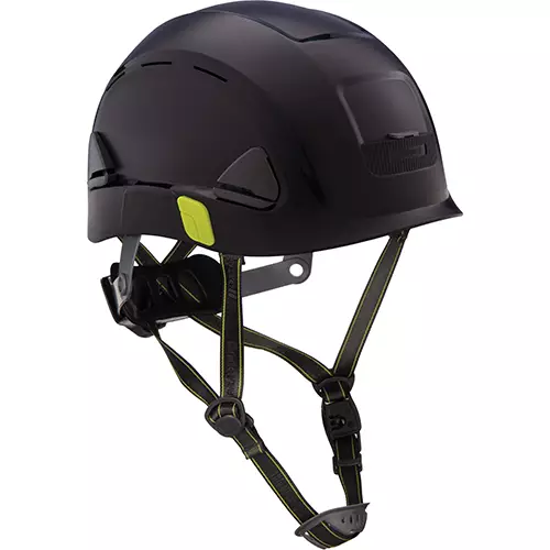 SAFETY HELMET, VENTED, BLACK