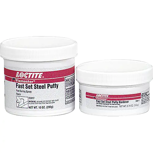 FIXMASTER® Fast Set Steel Putty 1 lb. Net Wt. Kit