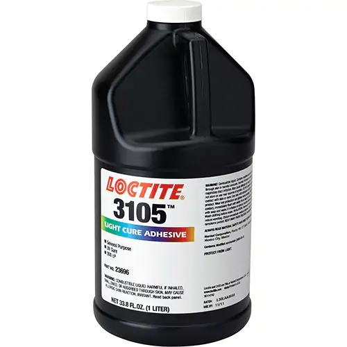 LOCTITE® 3105 Light Cure Acrylic 1 Litre Bottle