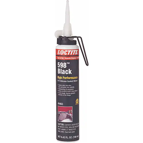 598 Black High Performance RTV Silicone Gasket Maker 190ml Aerosol Can